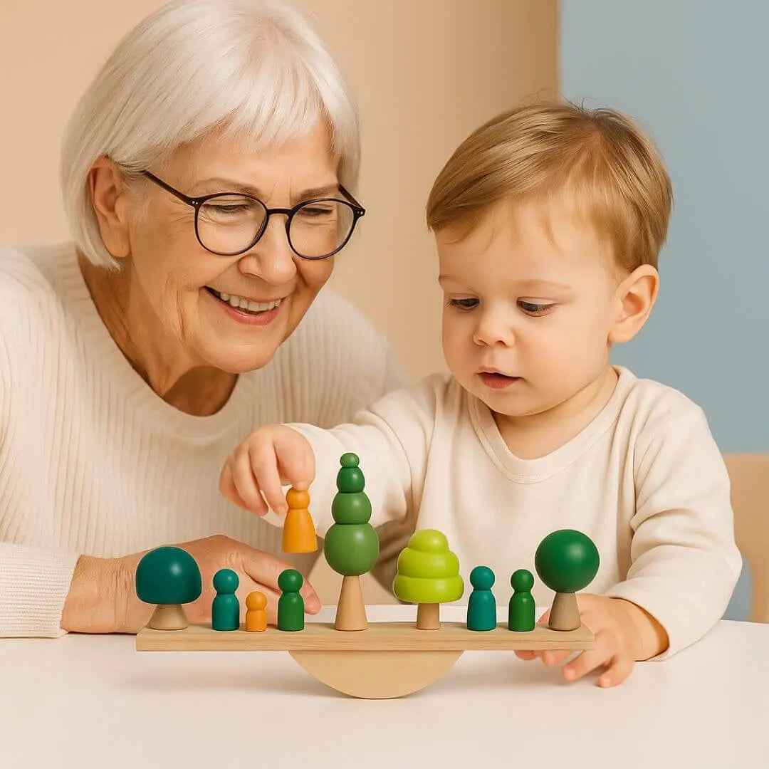 Jeu d'Équilibre en Bois pour Bébé | ForestBalance