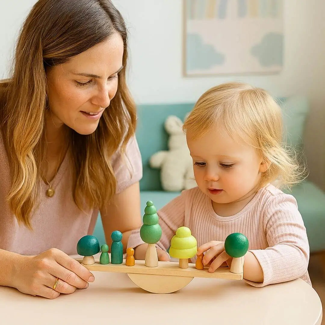 Jeu d'Équilibre en Bois pour Bébé | ForestBalance