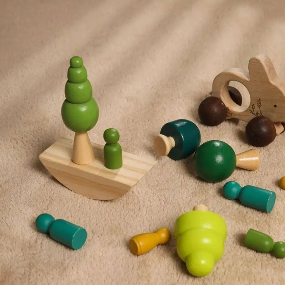 Jeu d'Équilibre en Bois pour Bébé | ForestBalance