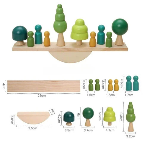 Jeu d'Équilibre en Bois pour Bébé | ForestBalance