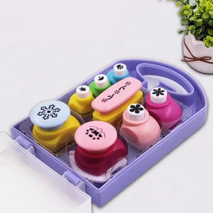 Kit Créatif Enfant – Mallette DIY de Découpage & Perforatrices