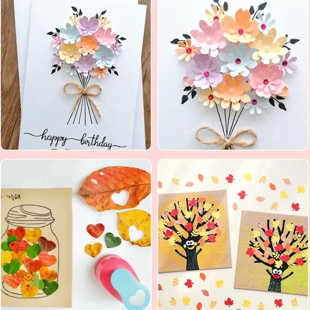 Kit Créatif Enfant – Mallette DIY de Découpage & Perforatrices