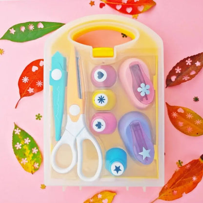 Kit Créatif Enfant – Mallette DIY de Découpage & Perforatrices