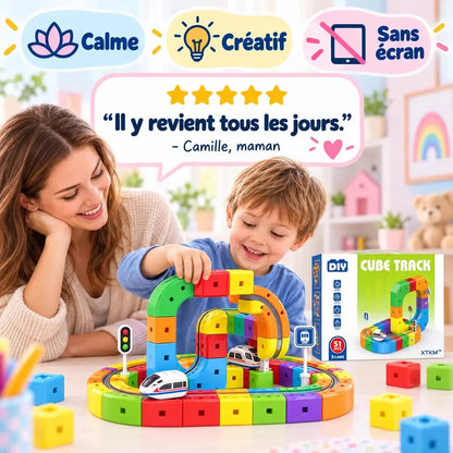 Circuit Train 3D Anti-Gravité – Jeu de Construction Enfant