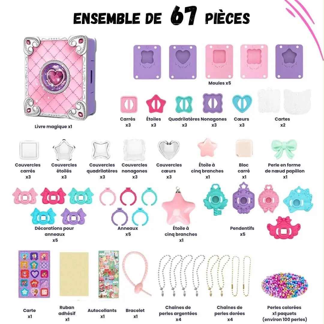 Kit Création de Bijoux Enfant – Atelier Créatif DIY