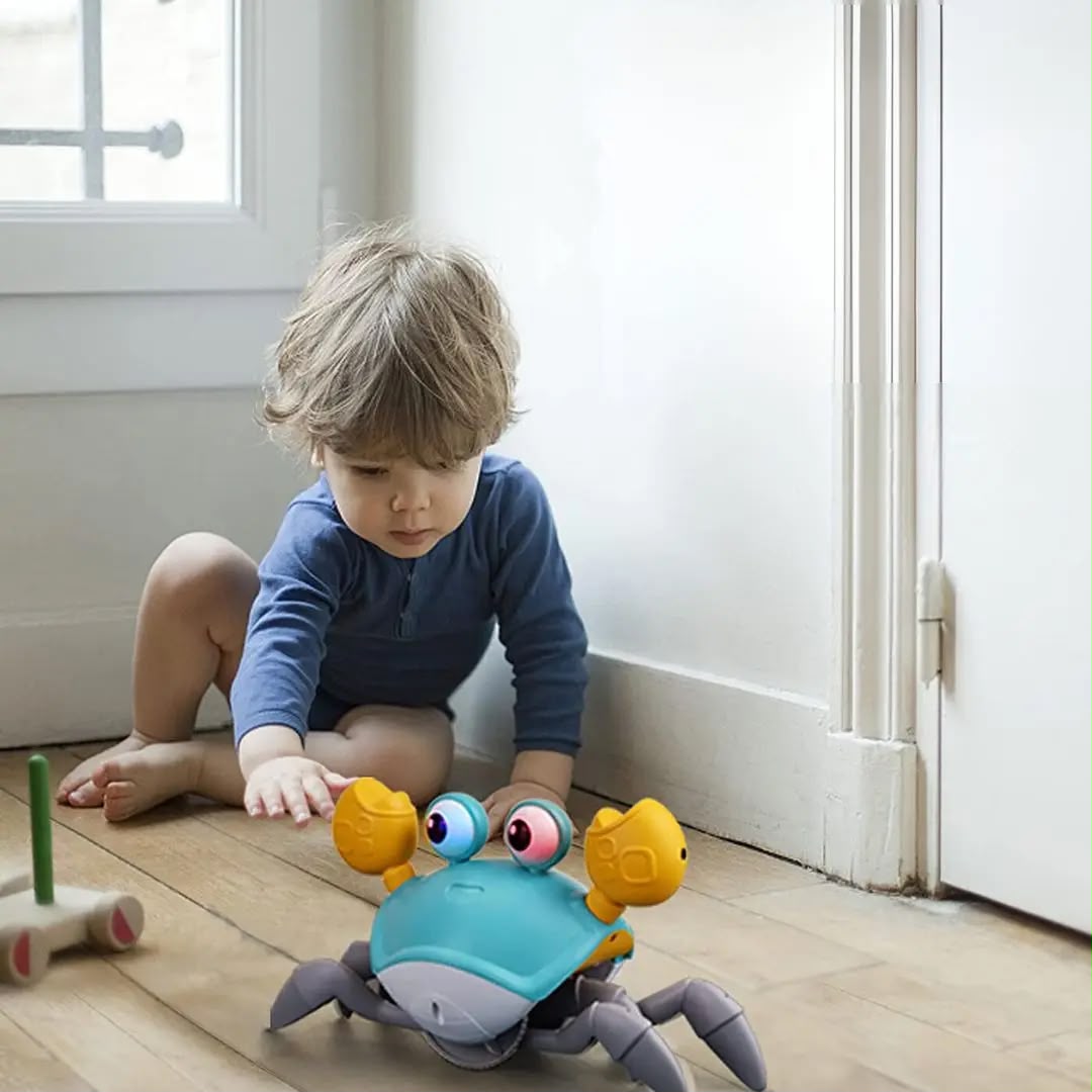 Crabe Interactif Musical – Jouet d'Éveil pour Bébé
