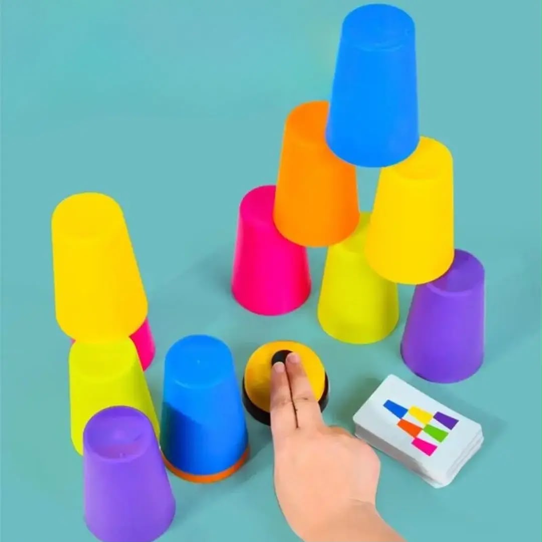 Jeu d'Empilement Éducatif – Défi des Couleurs
