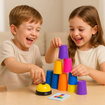Jeu d'Empilement Éducatif – Défi des Couleurs