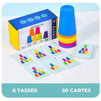 Jeu d'Empilement Éducatif – Défi des Couleurs