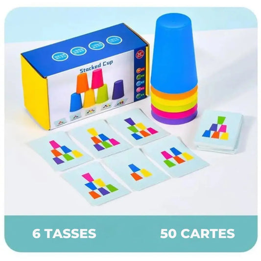 Jeu d'Empilement Éducatif – Défi des Couleurs