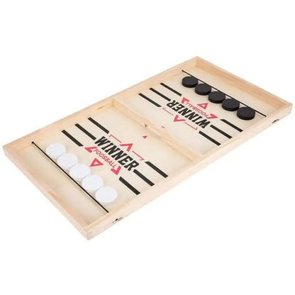 Family SlingPuck – Jeu de rapidité en bois pour toute la famille