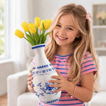 Puzzle 3D Vase – 160 Pièces à Assembler pour Enfant