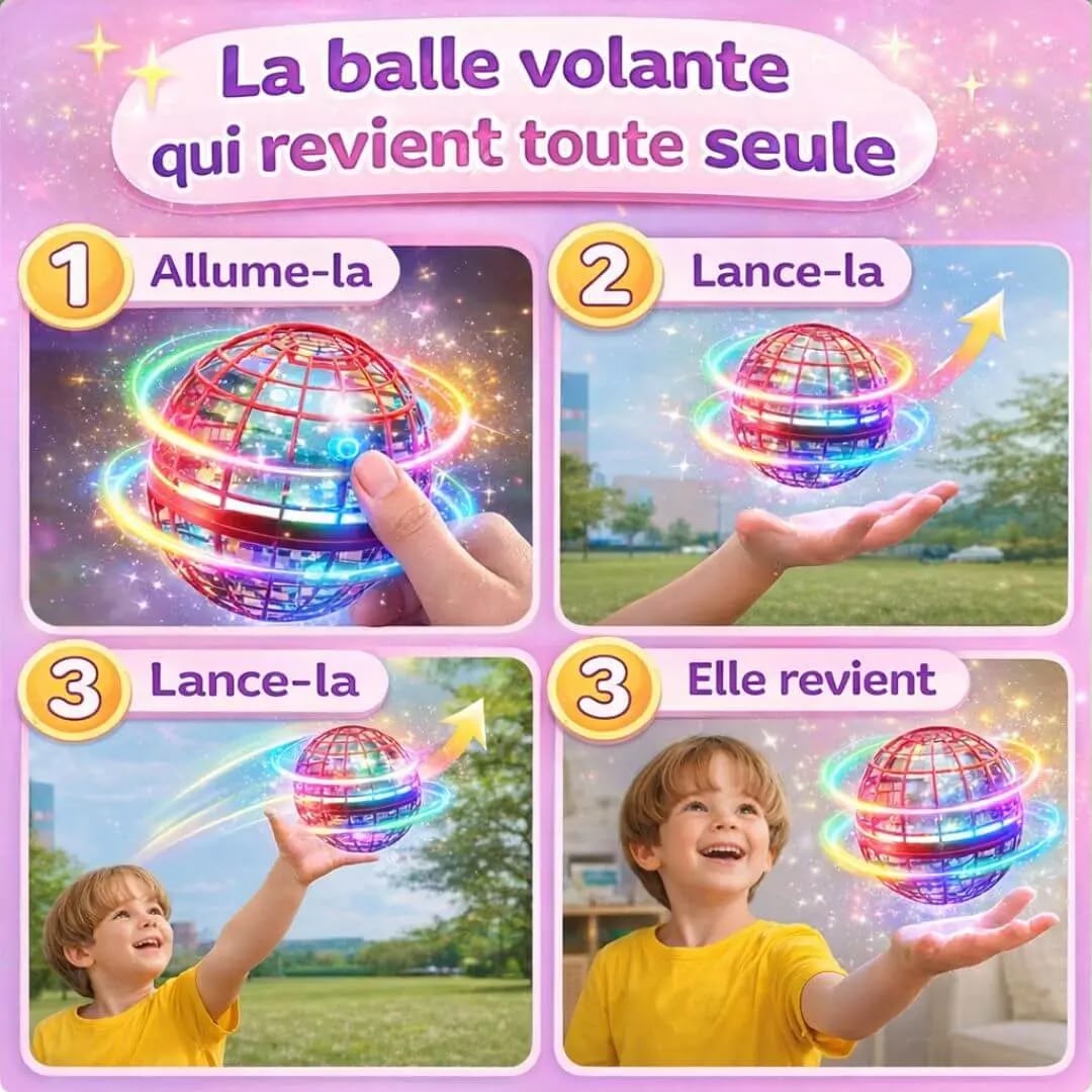 Ballon Volant Magique Enfant – Balle Volante LED FunAir