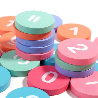Jeu de Mathématiques Montessori en Bois – Ten Frame Sets