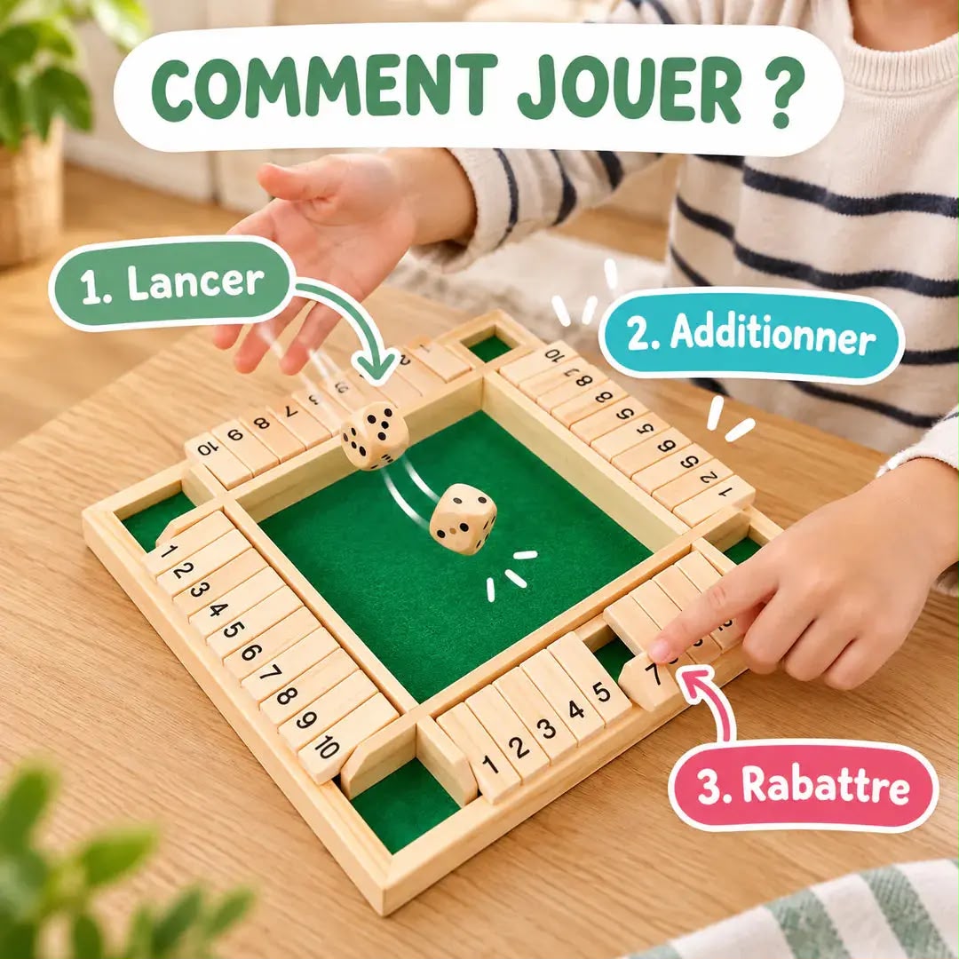 Jeu de Calcul en Bois Montessori – Le Chiffre Magique