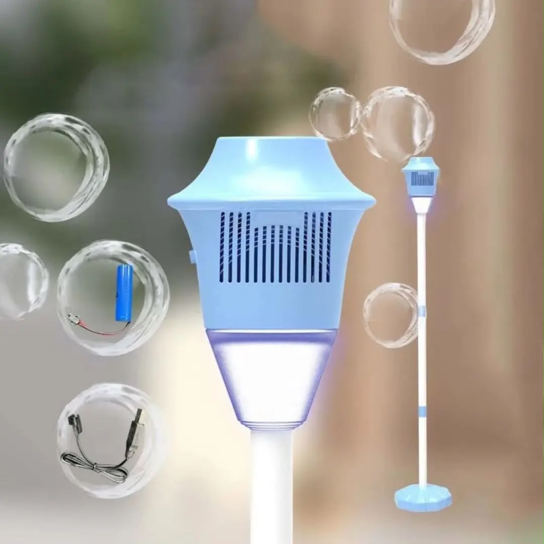 Bubble Torch – Machine à bulles extérieure avec LED