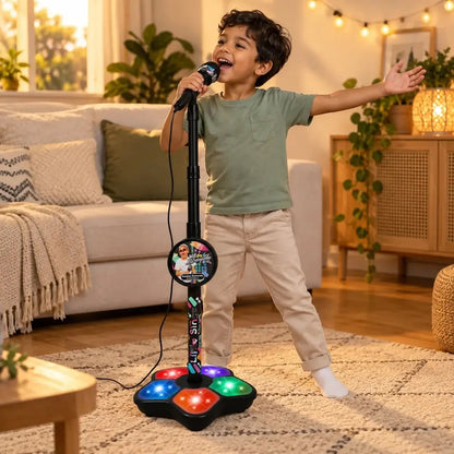 Micro sur Pied Karaoké Lumineux pour Enfant – Mini Star