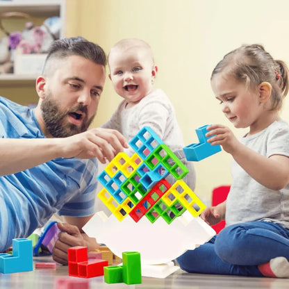 Jeu d'Équilibre et de Stratégie Enfant – TetraTower