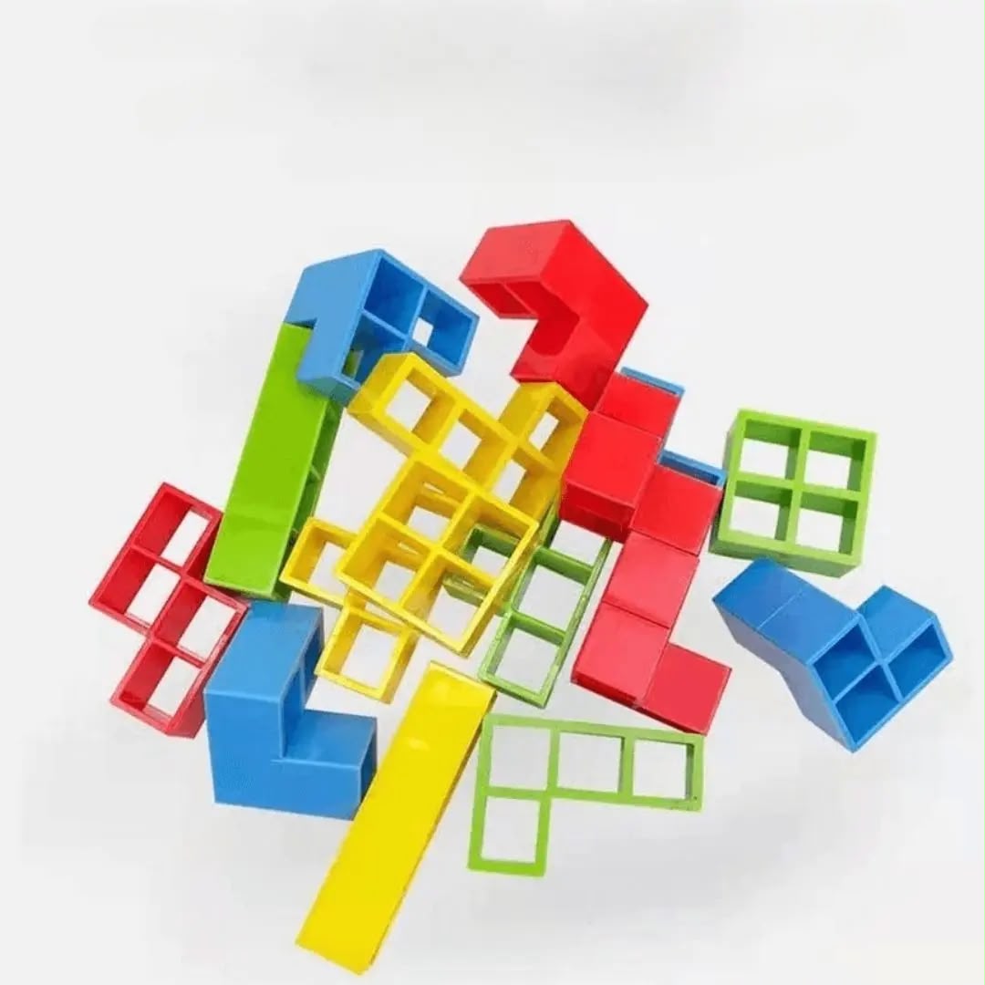 Jeu d'Équilibre et de Stratégie Enfant – TetraTower