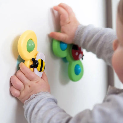 SpinnyFun – Jouet d'éveil rotatif à ventouse pour bébé