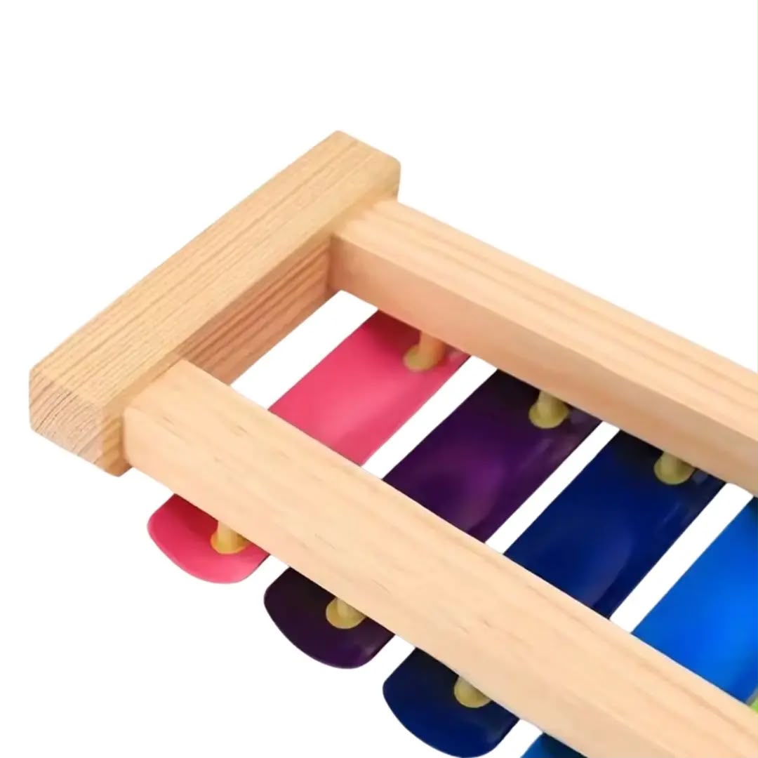 Xylophone en bois coloré 8 notes pour enfant