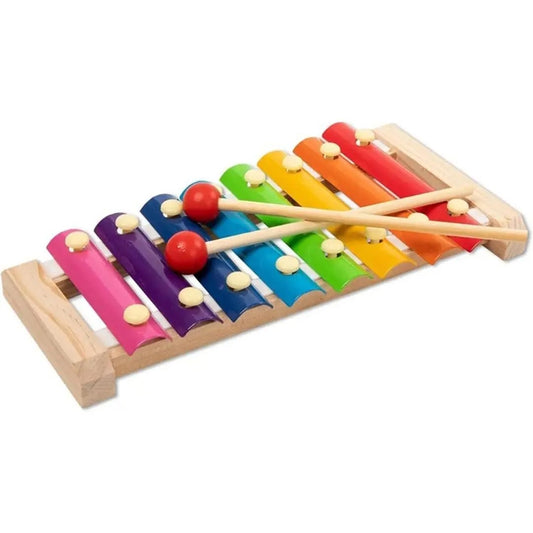 Xylophone en bois coloré 8 notes pour enfant