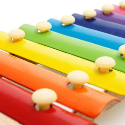 Xylophone en bois coloré 8 notes pour enfant
