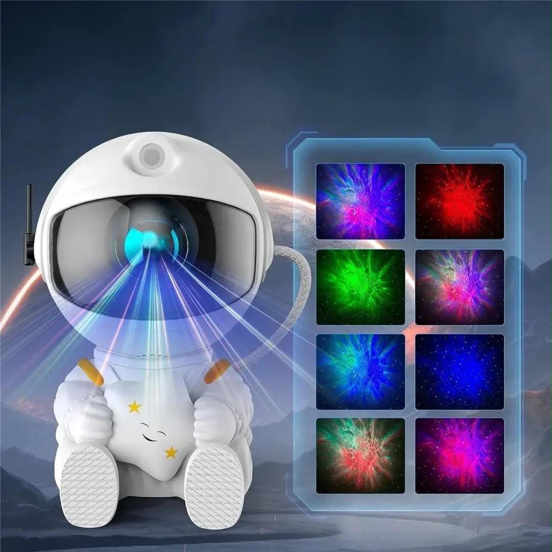 DreamSky – Projecteur galaxie astronaute avec ciel étoilé