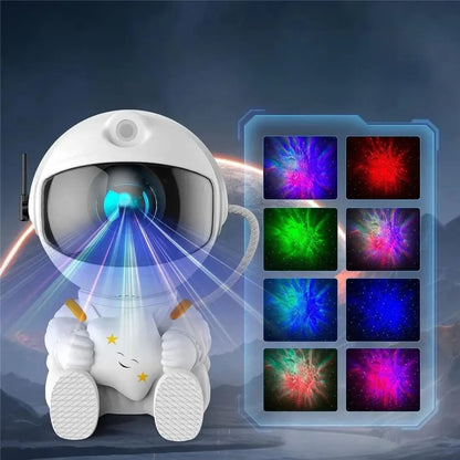 DreamSky – Projecteur galaxie astronaute avec ciel étoilé