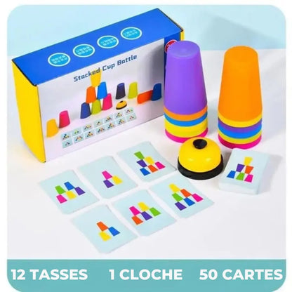 Jeu d'Empilement Éducatif – Défi des Couleurs