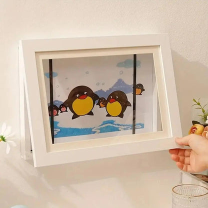 Cadre dessin enfant blanc pour exposer les créations artistiques