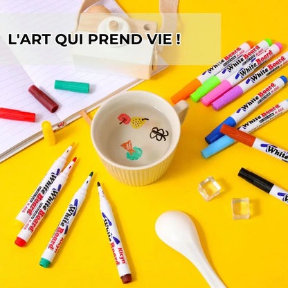 Jeu éducatif enfant avec dessins magiques flottants pour stimuler la créativité et l'imagination